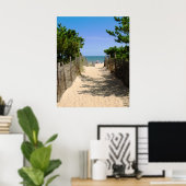 Pad naar strand poster (Thuiskantoor)