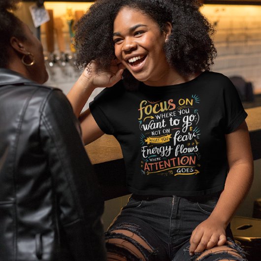 Pad naar succes: focus op uw bestemming t-shirt