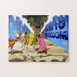 Pad naar vrijheid   Bijbelverhaal van BPA puzzel Legpuzzel