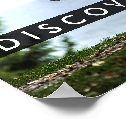 Pad naar Wellness - ontdek chiropractisch Poster (Hoek)