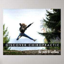 Pad naar Wellness - ontdek chiropractisch Poster