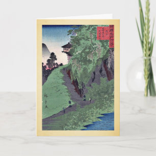 Pad naar Zenkoji Temple door Utagawa, Hiroshige Kaart