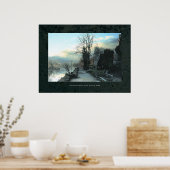 Pad naast de Avon in Stratford. Poster (Keuken)