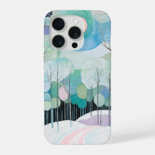 Pad onder de pastelmaan iPhone 15 pro case