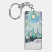 Pad onder de pastelmaan sleutelhanger (Voorkant Links)