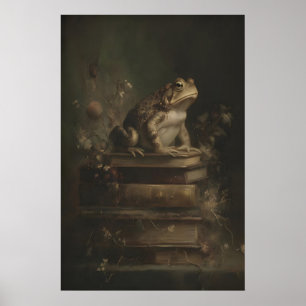 Pad op Boeken Donkere Academie Wand Kunst, Whimsig Poster