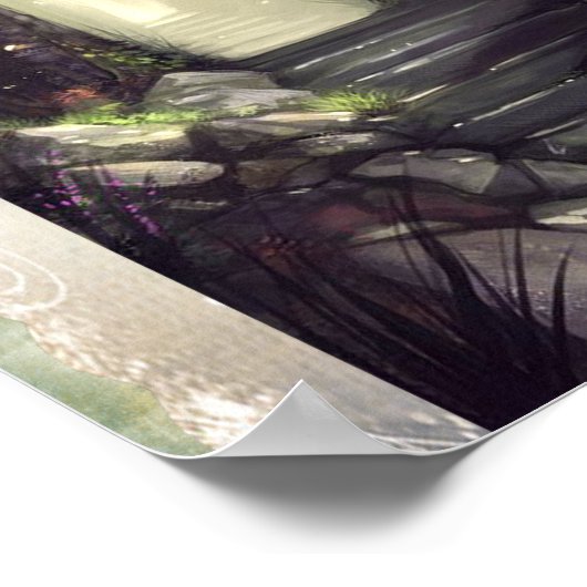 Pad op Poster reizen (Hoek)