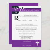 Pad-pensionering medisch recept kaart (Voorkant / Achterkant)