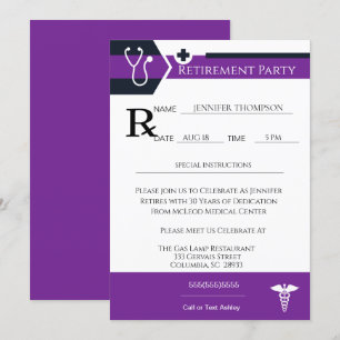 Pad-pensionering medisch recept kaart