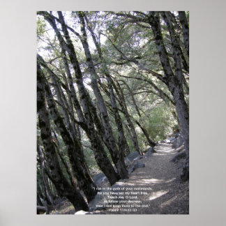 Pad Poster met Psalm 119:32
