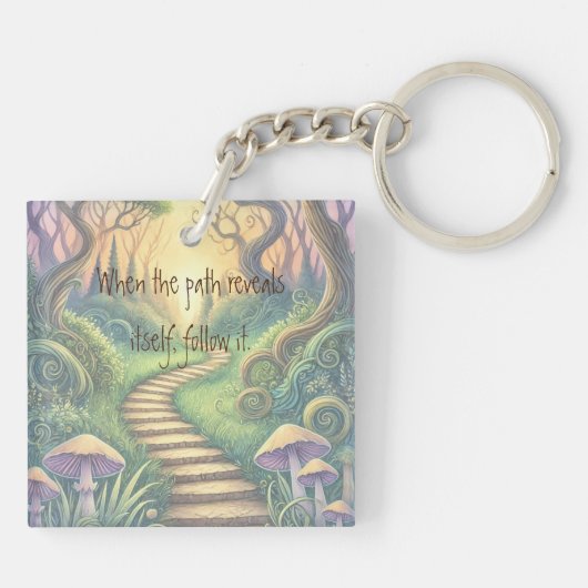 Pad & prijsopgave sleutelhanger (Achterkant)