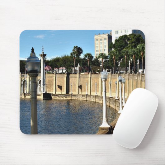 Pad rond Lake Mirror Muismat (Met muis)