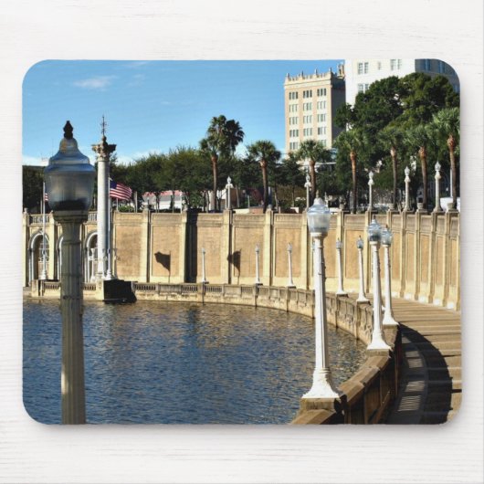 Pad rond Lake Mirror Muismat (Voorkant)