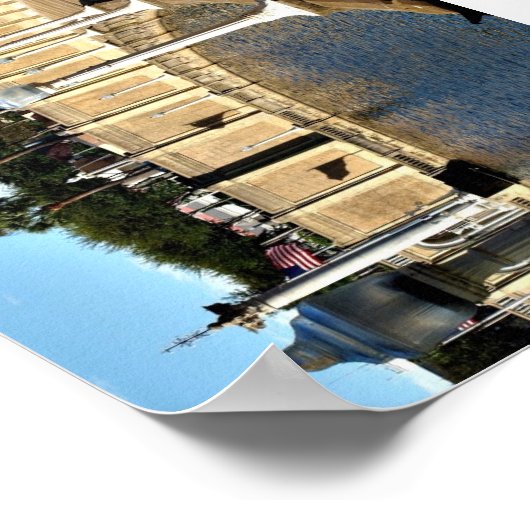 Pad rond Lake Mirror op een Poster (Hoek)