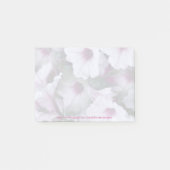 Pad roze en witte Petunias Post-it Post-it® Notes (Voorkant)
