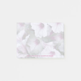 Pad roze en witte Petunias Post-it Post-it® Notes