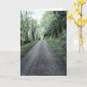 Pad-sympathiekaart Kaart (Gele Bloem)