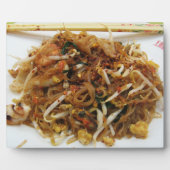 Pad Thai [ผัดไทย] Thais straatvoedsel Fotoplaat (Voorkant)