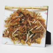 Pad Thai [ผัดไทย] Thais straatvoedsel Fotoplaat (Zijkant)