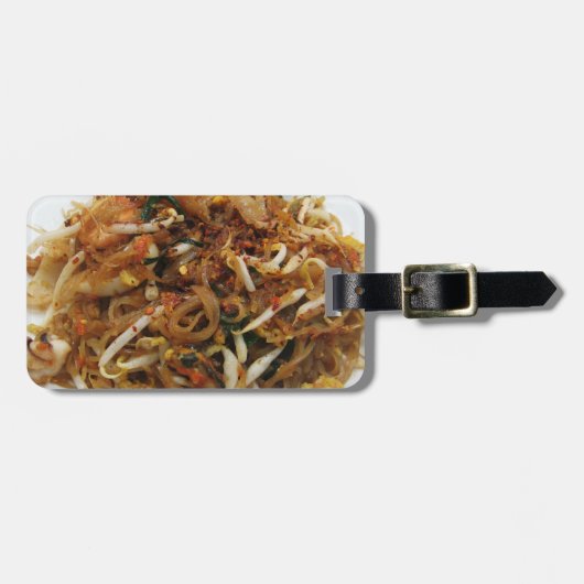 Pad Thai [ผั ไ ท ย] Thailand Street Food Bagagelabel (Voorkant horizontaal)