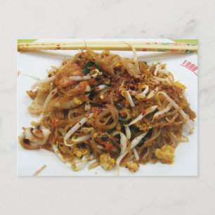 Pad Thai [ผั ไ ท ย] Thailand Street Food Briefkaart