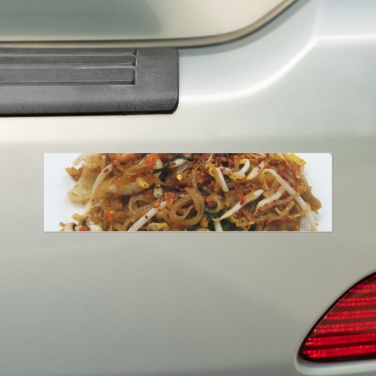 Pad Thai [ผั ไ ท ย] Thailand Street Food Bumpersticker (Op auto)
