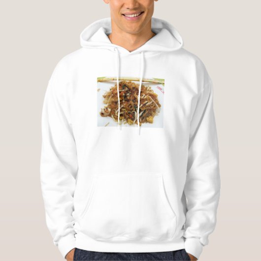 Pad Thai [ผั ไ ท ย] Thailand Street Food Hoodie (Voorkant)