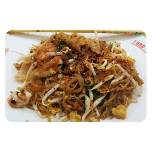 Pad Thai [ผั ไ ท ย] Thailand Street Food Magneet (Horizontaal)