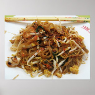Pad Thai [ผั ไ ท ย] Thailand Street Food Poster