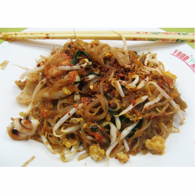 Pad Thai [ผั ไ ท ย] Thailand Street Food Staand Fotobeeldje (Voorkant)