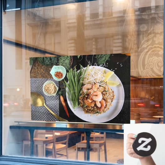 Pad Thai Pad Thai Prawn Thai Food Thai Noodle Raamsticker (Cafe Raam)