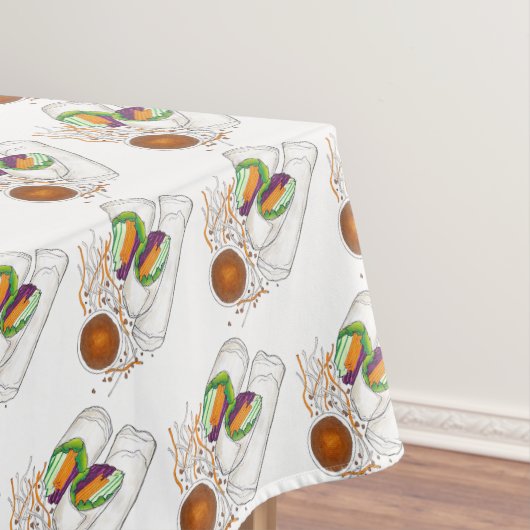 Pad Thai Summmer Rolls Food Festival Restaurant Tafelkleed (Voorbeeld)