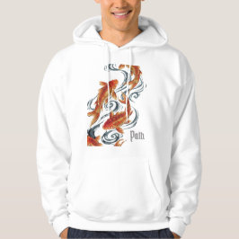 Pad – Tijdloze Koi Symbool van Groei, Richting Hoodie