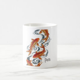 Pad – Tijdloze Koi Symbool van Groei, Richting Koffiemok