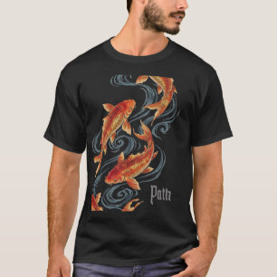 Pad – Tijdloze Koi Symbool van Groei, Richting T-shirt