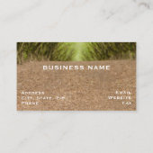 Pad tussen hazelnootboombos visitekaartje (Achterkant)