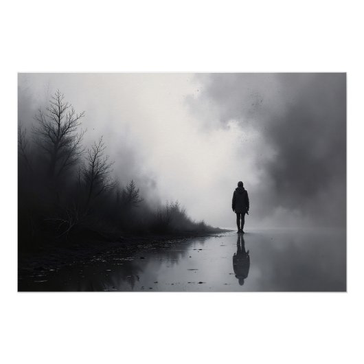 Pad tussen schaduwen perfect poster (Voorkant)