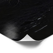 Pad tussen schaduwen perfect poster (Hoek)