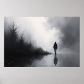 Pad tussen schaduwen poster (Voorkant)