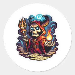 Pad van ballingschap ronde sticker