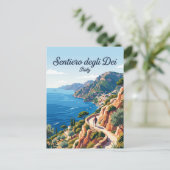 Pad van de Goden Italië Briefkaart (Staand voorkant)