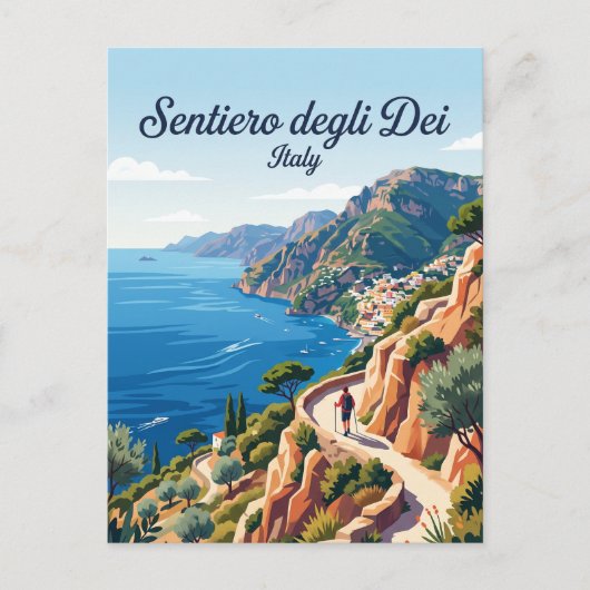 Pad van de Goden Italië Briefkaart (Voorkant)