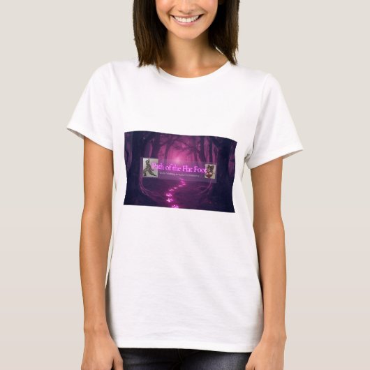 Pad van de Platte Voet Dagelijkse T-shirt (Voorkant)