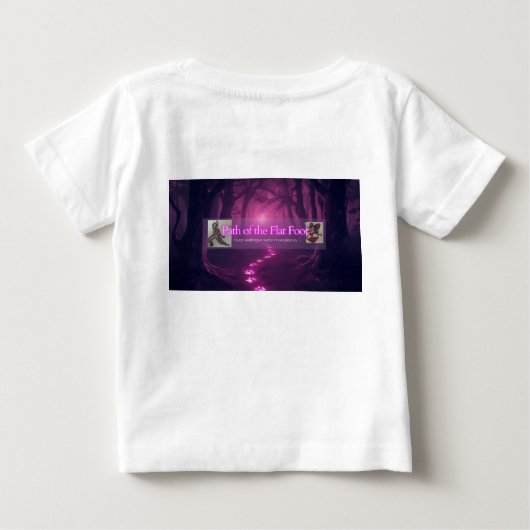 Pad van de Platvoet Baby & Kinder T-shirt (Achterkant)