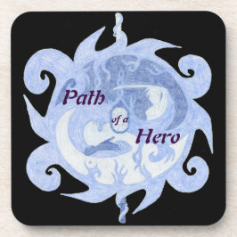 "Pad van een Hero" Embleem (met titel) Onderzetter