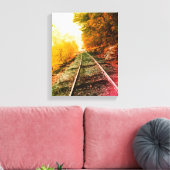 Pad van eenzaamheid canvas afdruk (Insitu (Woonkamer))