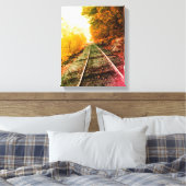 Pad van eenzaamheid canvas afdruk (Insitu (Slaapkamer))