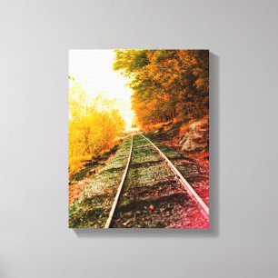 Pad van eenzaamheid canvas afdruk