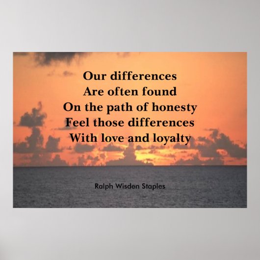 Pad van eerlijkheid poster (Voorkant)