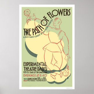 pad van Flowers Comedy 1937 WPA Poster